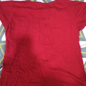 plain basic red top for everyday use