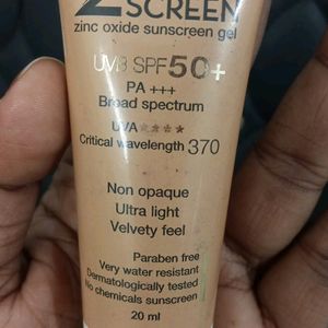 ZINC OXIDE SUNSCREEN GEL