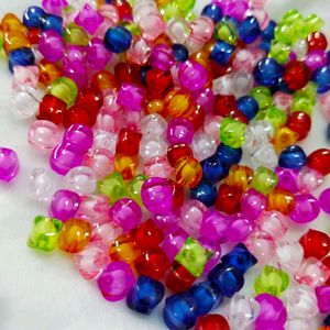 500 Pis Multi Colour Fancy Beads Material Acrylic