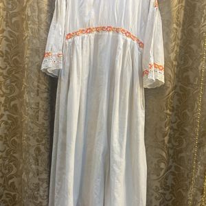 Chikankari Gown Set