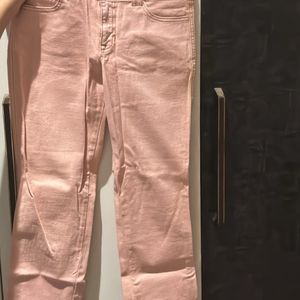 GAP Pink Denim Straight Fit