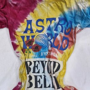 Astro World Tie Dye Tshirt