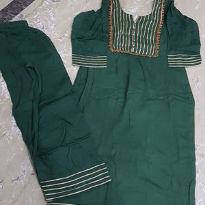 2pcs Kurta Set Gotta Patti Designing