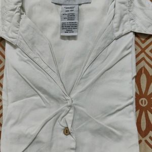 White Formal Shirt For Women