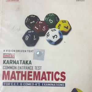 KARNATAKACOMMON ENTRANCE TESTMATHEMATICSFOR C.E.T.