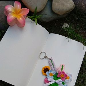 Crochet Bouquet Keychain 💐