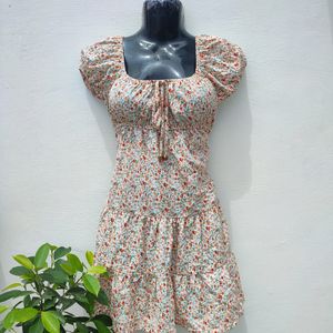 Shein Floral Flared Dress