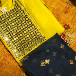 Kurti Pant Dupatta Set