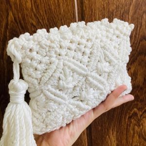 Handmade Crochet Clutch For Women