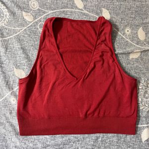 Garage Ribbed  Crop Top