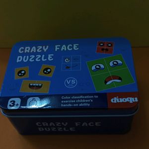 Crazy Face Puzzle Game For Kids