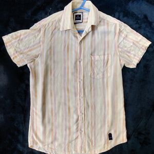 White Striped Shirt (Men's)