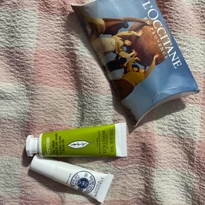 L’OCCITANE FRANCE BRAND LIP BALM& HAND GEL CREME