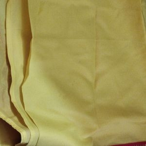 Yellow Colour Silk Saree For Little Angels