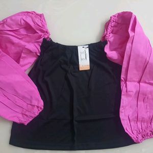 Cute PINK Top Size Large Bust 36"