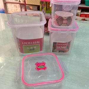 Lock & Seal Container Set Of 3