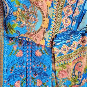 Pashmina Printed Suit With Heavy Embroidery