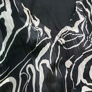 Zebra Printed Stylish Top For Women