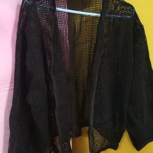 Netted Over Coat