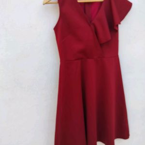 Maroon Mini Dress #studio