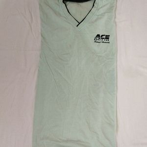 Mint Green Active Wear Stretchable T-shirt