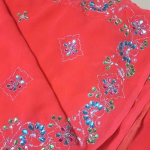 Party Wear Handwork Saree