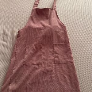 Dungaree Style Dress With Buckles