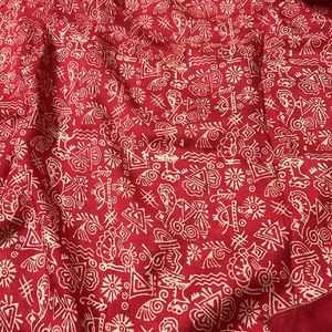 Used Pure Silk light weight saree