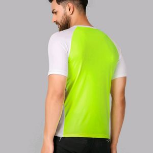 CORWOX Men's Active Neon Green T-Shirt