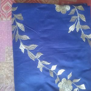 Royal Blue Stiched Dress