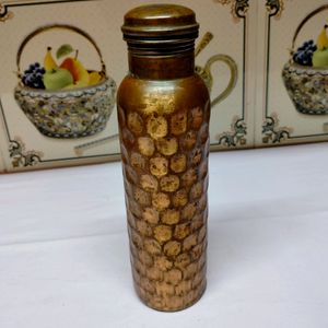 Trendy 1000ml Copper Water Bottle