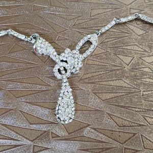 DIWALI SALE :White Stone Necklace