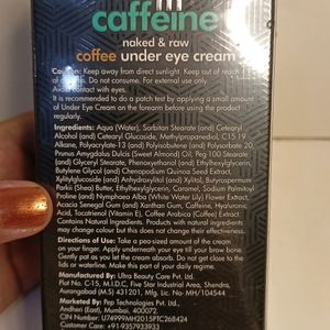 30 ml Coffee Under Eye Cream From Mcaffiene