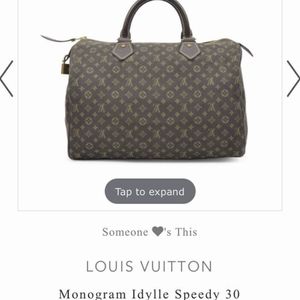 Lv Monogram Idylle Speedy 30