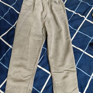 Grey Knee Length Jeans