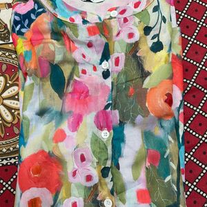 Multi Color Shirt Style Kurti