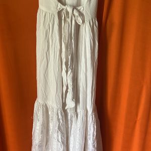 White Cottagecore Dress