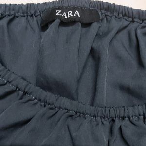 Zara's Charcoal Grey Crop Top