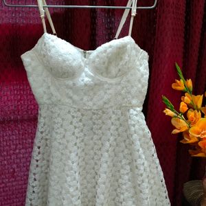 White Elegant Cami Dress