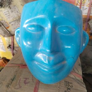 Ceremic Face Shape Planter Pot