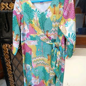 Beautiful Colourfull Satin Top For Women