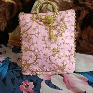 New Banarasi Silk Handbag