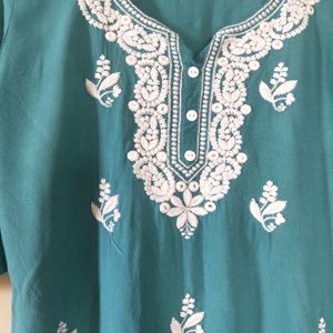 Chickankari Short Kurti