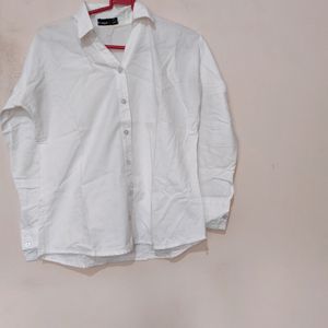 White Formal Shirt For Women