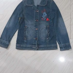 Denim Jacket For Girl 6 to 8 Year