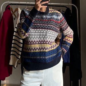 GAP Blue Multicolour sweater