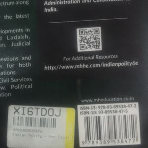 Indian Polity Sixth Edition