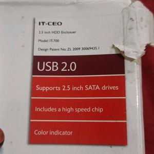 IT-CEO 2.5 Inch HDD Enclosure