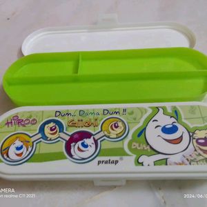 A Green Pratap Pencil Box