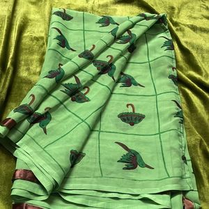 🎉Offer Accepted🎉Green Saree